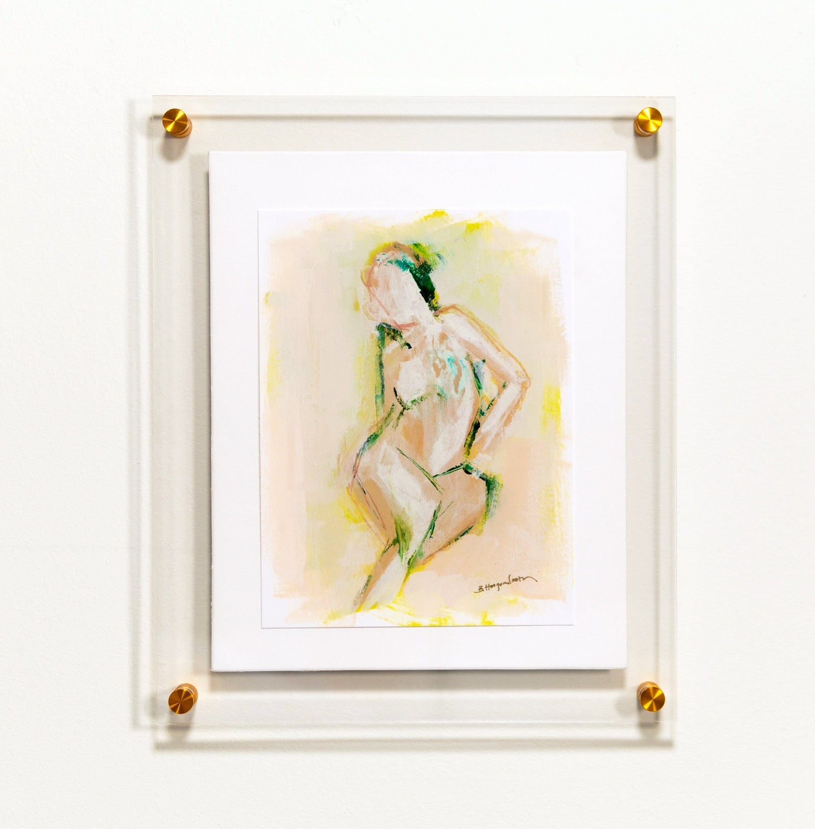 Acrylic Floating Picture Frame, Diploma Frame, Custom Wedding Photo Frame, 4x6 Photo Frame, Personalized Photo Plaque, Floating Wall Frame