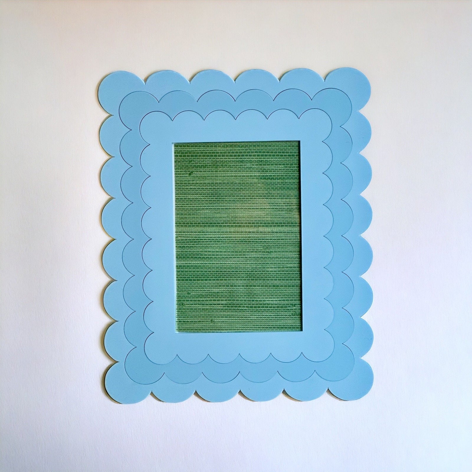 Scallop Acrylic Frame Tabletop, Wall-Hanging